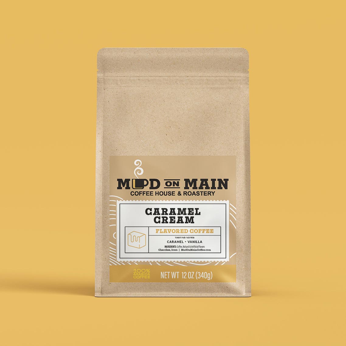 Caramel and Vanilla Flavored Coffee