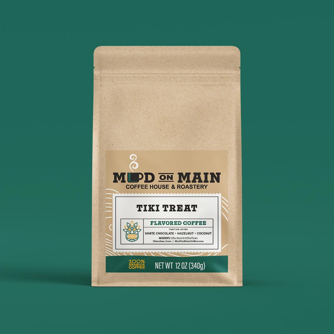White Chocolate, Hazelnut, and Coconut Flavored Coffee