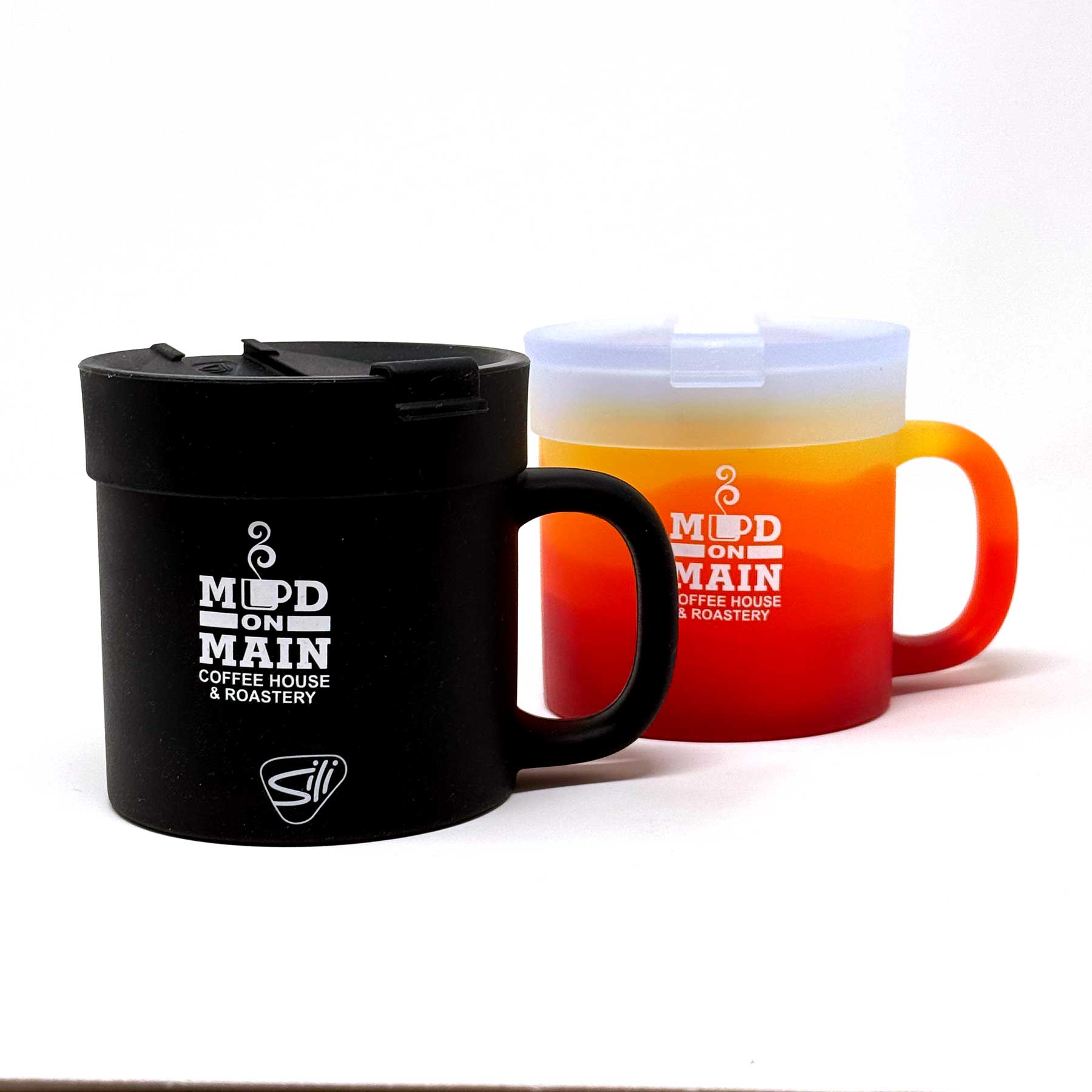 Two Silicone Coffee Mugs
